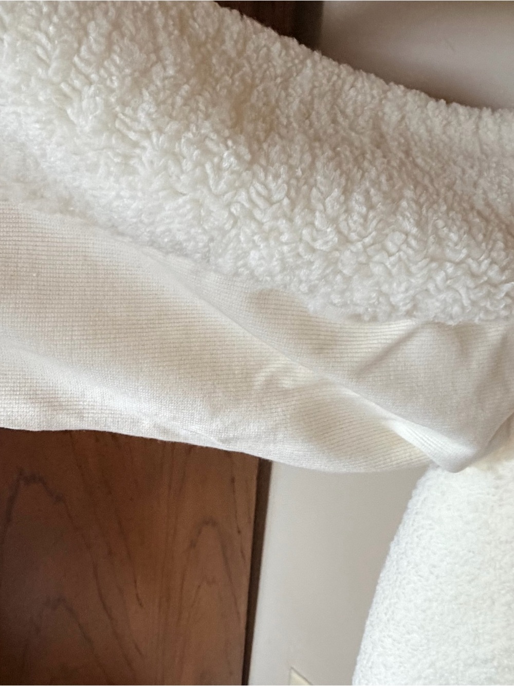 Anthropologie daily practice Sherpa jacket cream 1x - Picture 6 of 7